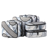 Bagail 6 Set Packing Cubes,3 Various Sizes Travel Luggage Packing Organizers Bag