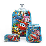 Brand 3d Boy Anime Trolley Bus Box Child Ladder Luggage Travel Rolling Luggage Girl Cartoon Pull
