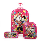 Brand 3d Boy Anime Trolley Bus Box Child Ladder Luggage Travel Rolling Luggage Girl Cartoon Pull