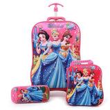 Brand 3d Boy Anime Trolley Bus Box Child Ladder Luggage Travel Rolling Luggage Girl Cartoon Pull