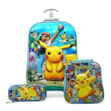 Brand 3d Boy Anime Trolley Bus Box Child Ladder Luggage Travel Rolling Luggage Girl Cartoon Pull