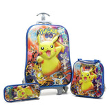 Brand 3d Boy Anime Trolley Bus Box Child Ladder Luggage Travel Rolling Luggage Girl Cartoon Pull