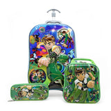 Brand 3d Boy Anime Trolley Bus Box Child Ladder Luggage Travel Rolling Luggage Girl Cartoon Pull