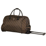 CALPAK Empire III Brown 21-inch Rolling Satchel