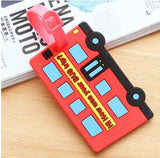 Cartoon Animal Luggage Tag Travel Accessories Silica Gel Suitcase ID Address Holder Baggage