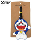 Cartoon Animal Owl Luggage Tag Travel Accessories Silica Gel Suitcase ID Address Holder Baggage