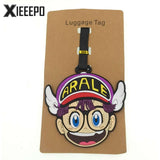 Cartoon Animal Owl Luggage Tag Travel Accessories Silica Gel Suitcase ID Address Holder Baggage