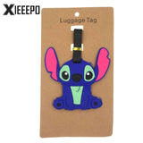 Cartoon Animal Pink Owl Luggage Tag Travel Accessories Silica Gel Suitcase ID Address Holder