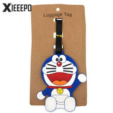 Cartoon Cream Cake Luggage Tag Travel Accessories Silica Gel Suitcase ID Address Holder Baggage