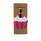 Cartoon Cream Cake Luggage Tag Travel Accessories Silica Gel Suitcase ID Address Holder Baggage