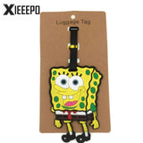 Cartoon Stitch Luggage Tag Travel Accessories Silica Gel Suitcase ID Address Holder Baggage