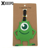 Cartoon Stitch Luggage Tag Travel Accessories Silica Gel Suitcase ID Address Holder Baggage
