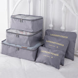 CelleCool High Quality 6PCS/Set Oxford Cloth Travel Mesh Bag In Bag Luggage Organizer Packing