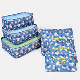 Do Not Miss 6PCS/Set Bag In Bag Waterproof Organizer Bags for Clothes Suit Business Travel