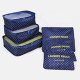 Do Not Miss 6PCS/Set Bag In Bag Waterproof Organizer Bags for Clothes Suit Business Travel