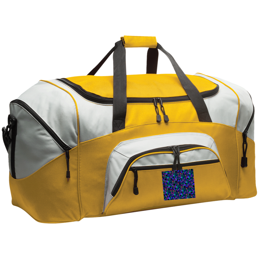 Luggage Factory Colorblock Sport Duffel