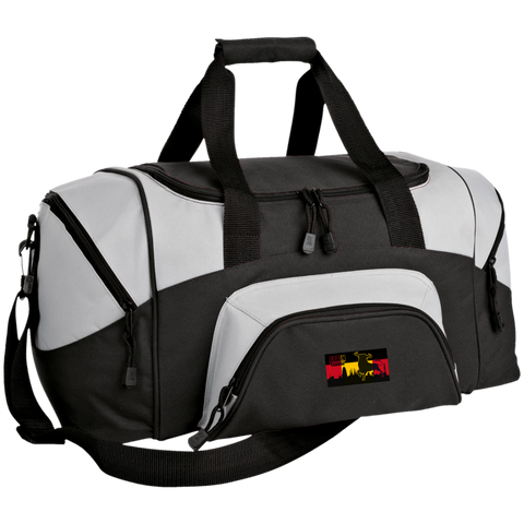 Bg990S Port & Co. Small Colorblock Sport Duffel Bag