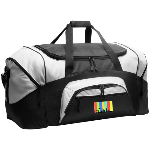 Beijing Travel - Luggage Factory . Colorblock Sport Duffel