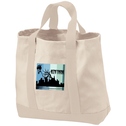 New York New York - Travel Experts 2-Tone Shopping Tote