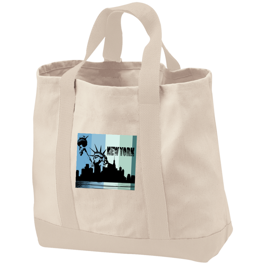 New York New York - Travel Experts 2-Tone Shopping Tote