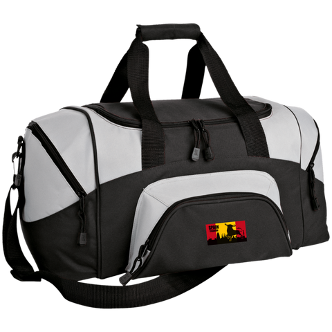 Bg990S Port & Co. Small Colorblock Sport Duffel Bag