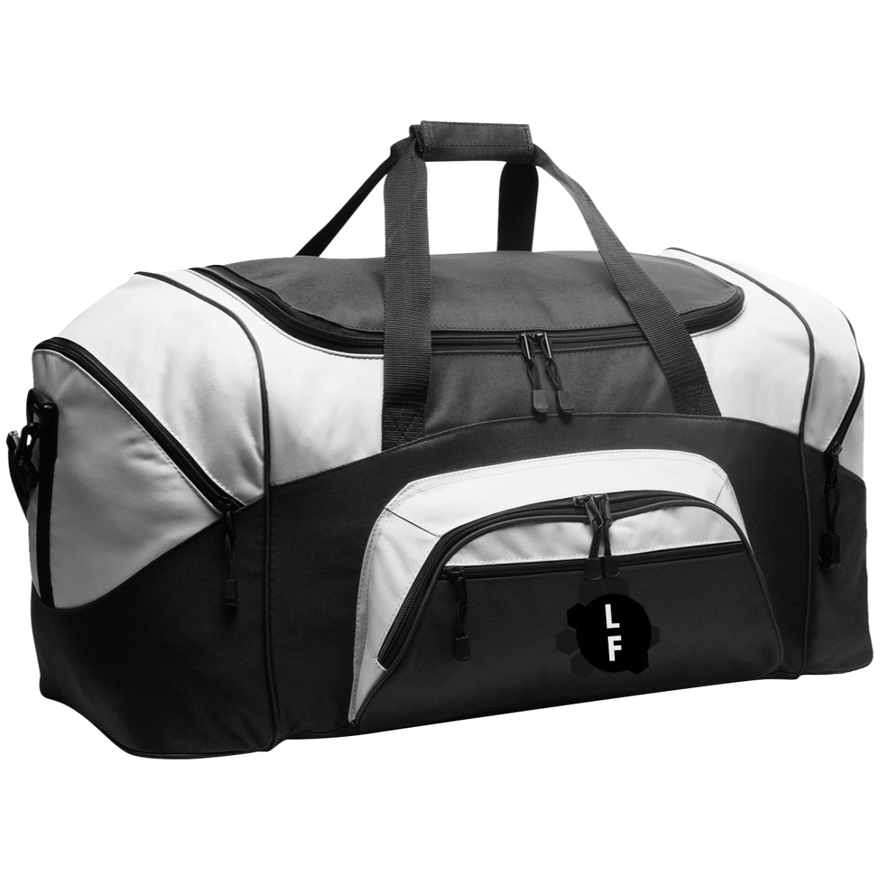 Colorblock Sport Duffel From Luggage Factory