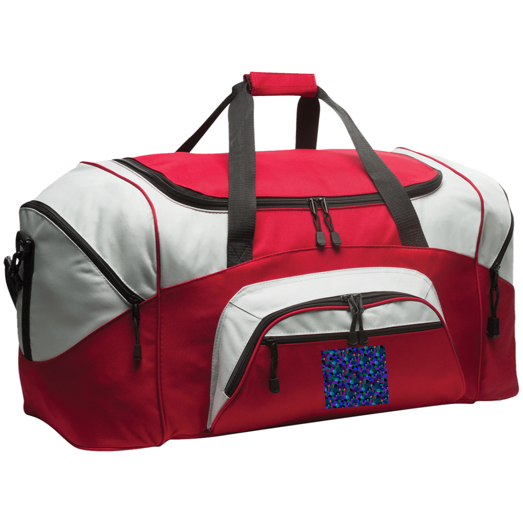 Luggage Factory Colorblock Sport Duffel