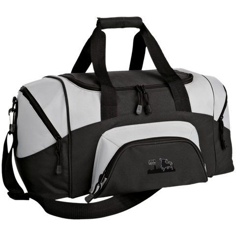 Bg990S Port & Co. Small Colorblock Sport Duffel Bag