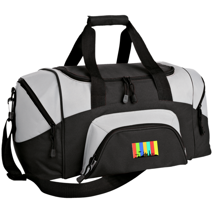Beijing Travel - Luggage Factory Colorblock Sport Duffel Bag
