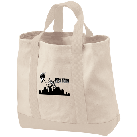 New York New York - Travel Experts 2-Tone Shopping Tote