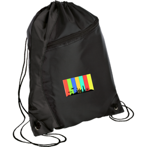 Beijing Travel - Luggage Factory Colorblock Cinch Pack