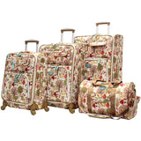 Lily Bloom Luggage 4 Piece Suitcase Collection With Spinner Wheels For Woman (Bliss): Gateway