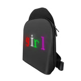 Newest Bluetooth Version Smart Pix LED Backpack For Women Men DIY Dynamic LED Messenger Bag Chest Sling Bag With Led Display