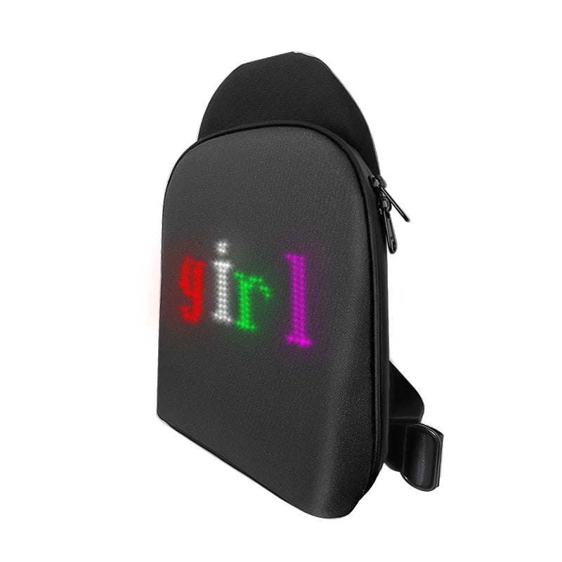 Woman Men LED Display Bag Multi-function Waterproof Laptop Backpacks  Bluetooth | eBay