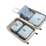 High-quality travel 6 pieces/set of luggage Separate organizer Large-capacity storage bag Cubic