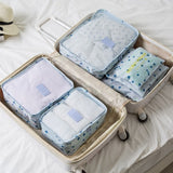 High-quality travel 6 pieces/set of luggage Separate organizer Large-capacity storage bag Cubic