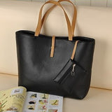 Hot Selling Women Handbags SeT Candy Luggage Women Handbag Sets Bag Leather Bulk capacity Women