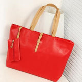 Hot Selling Women Handbags SeT Candy Luggage Women Handbag Sets Bag Leather Bulk capacity Women