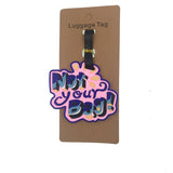 NOT YOU BAG Luggage Tag Travel Accessories Silica Gel Suitcase ID Address Holder Baggage Boarding