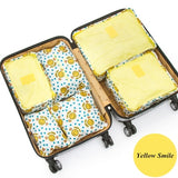 New 6pcs/set Women Travel Storage Bag Case High Capacity Luggage Clothes Tidy Suitcase Organizer