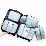 New Brand 7PCS/set Travel Organizer Bag Waterproof Shoe Clothing Arrange Travel Bags Women Men Cube