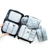 New High quality 7PCS/set Travel Bag Set Women Men Luggage Organizer for Clothes Shoe Waterproof