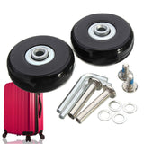 Osmond 50x18mm Luggage Suitcase Replacement Wheels OD 50 1.97 Inch ID 6 W 18 Axles 35 Repair Set