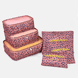 Packing Cubes 6 pcs/Set Travel Bag luggage bad Organizer Suitcase Home Wardrobe closet cupboard