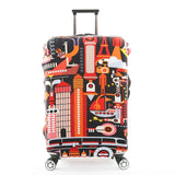 Peacock Pattern Travel Accessories Luggage Cover Suitcase Protection Baggage Dust Cover Stretch