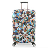 Peacock Pattern Travel Accessories Luggage Cover Suitcase Protection Baggage Dust Cover Stretch