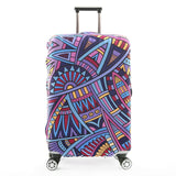 Peacock Pattern Travel Accessories Luggage Cover Suitcase Protection Baggage Dust Cover Stretch