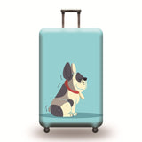 Peacock Pattern Travel Accessories Luggage Cover Suitcase Protection Baggage Dust Cover Stretch