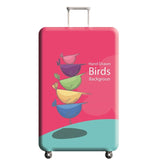 Peacock Pattern Travel Accessories Luggage Cover Suitcase Protection Baggage Dust Cover Stretch