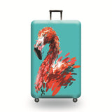 Peacock Pattern Travel Accessories Luggage Cover Suitcase Protection Baggage Dust Cover Stretch